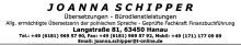 B&uuml;roservice Joanna Schipper